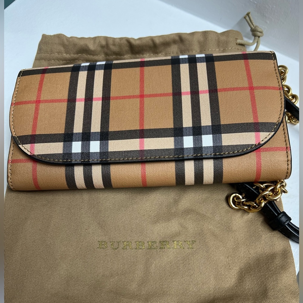Authentic Burberry crossbody/clutch bag